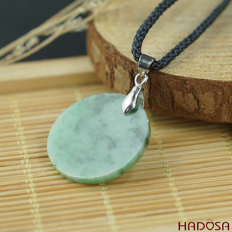 Mặt Ngọc Cẩm Thạch tròn 23mm