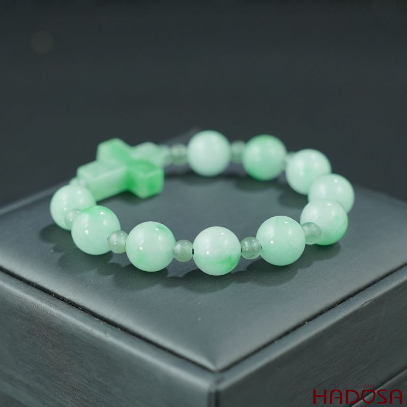 Chuỗi mân côi đá cẩm thạch 10mm