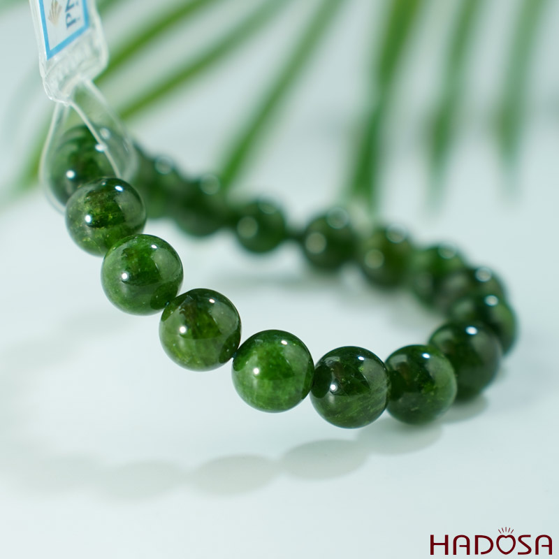 Vòng Diopside 11mm cao cấp chuẩn 5A