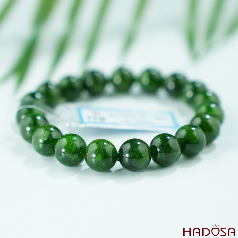 Vòng Diopside 10mm cao cấp chuẩn 5A