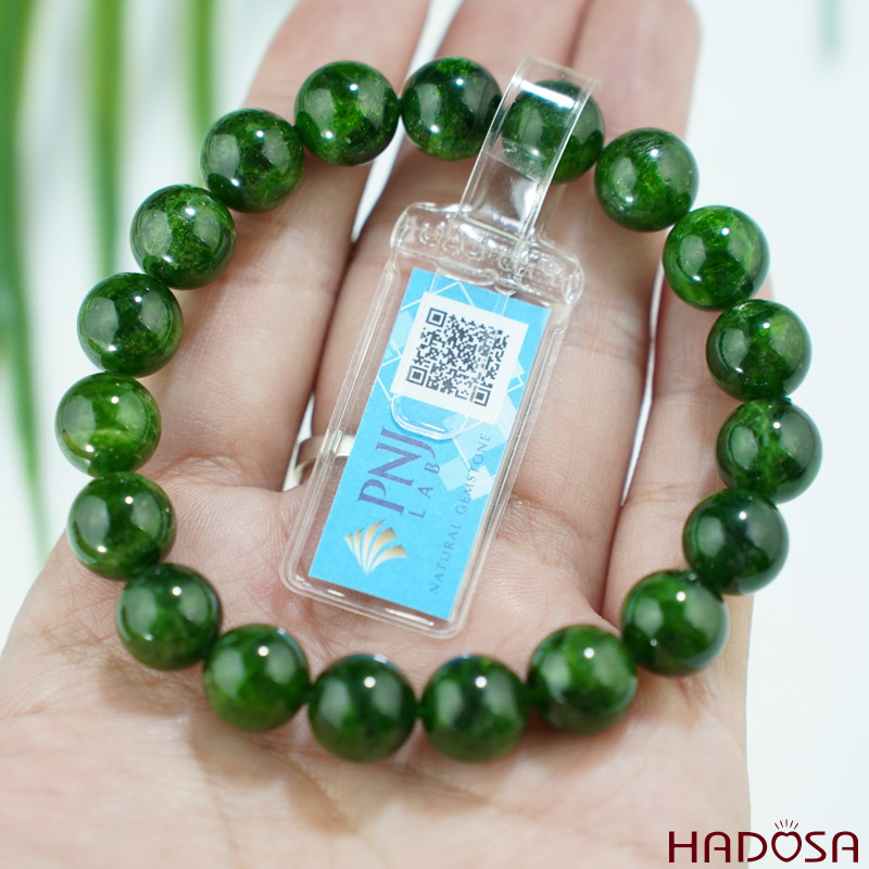 Vòng Diopside 10mm cao cấp chuẩn 5A