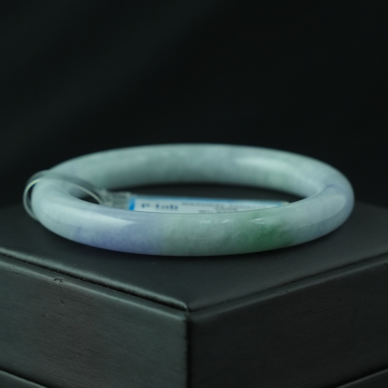 Vòng Cẩm Thạch Tím Tử La Lan bản tròn ni 54