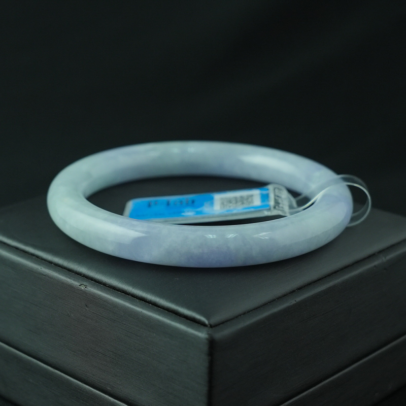 Vòng Cẩm Thạch Tím Tử La Lan bản tròn ni 56