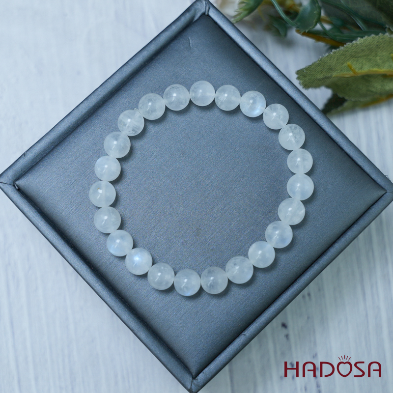 Vòng đá Mặt Trăng 8mm chuẩn 3A