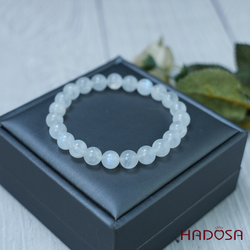 Vòng đá Mặt Trăng 8mm chuẩn 3A