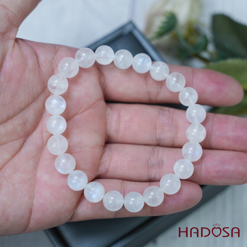 Vòng đá Mặt Trăng 8mm chuẩn 3A