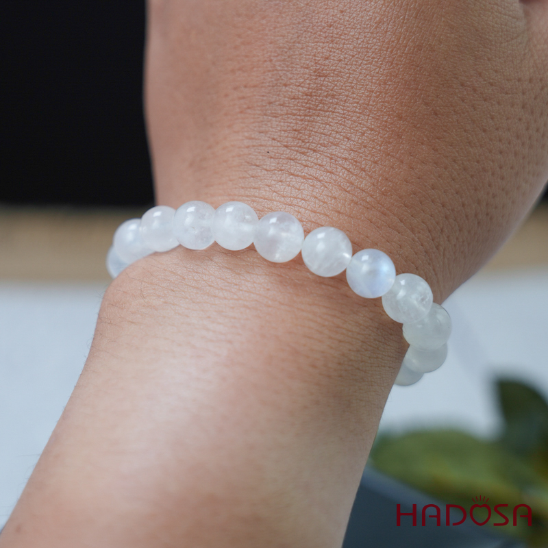 Vòng đá Mặt Trăng 8mm chuẩn 3A