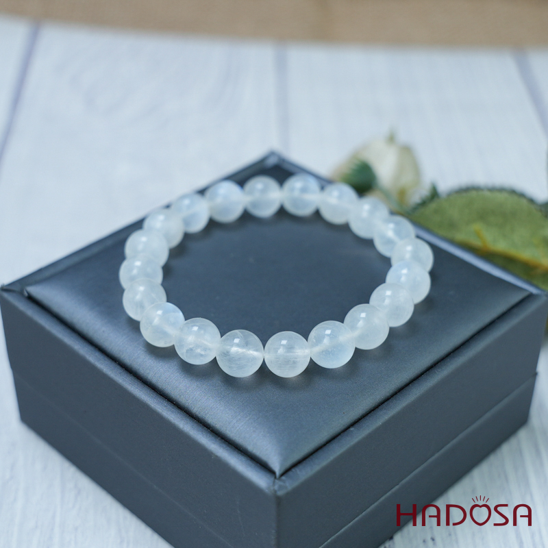 Vòng đá Mặt Trăng 9mm chuẩn 3A