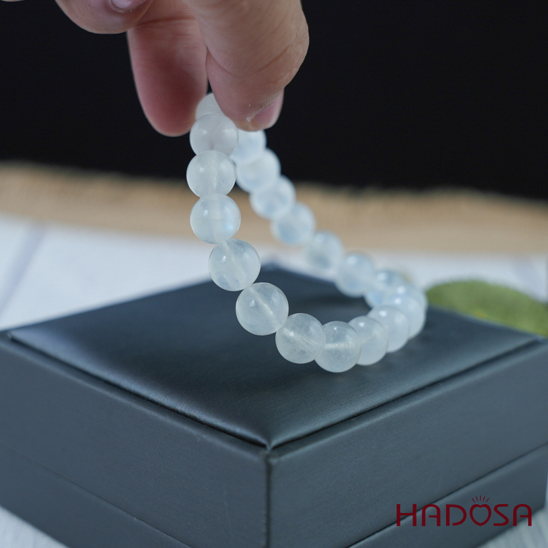 Vòng đá Mặt Trăng 9mm chuẩn 3A