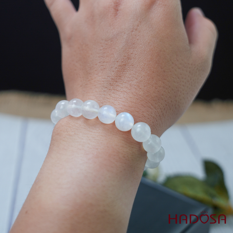 Vòng đá Mặt Trăng 9mm chuẩn 3A