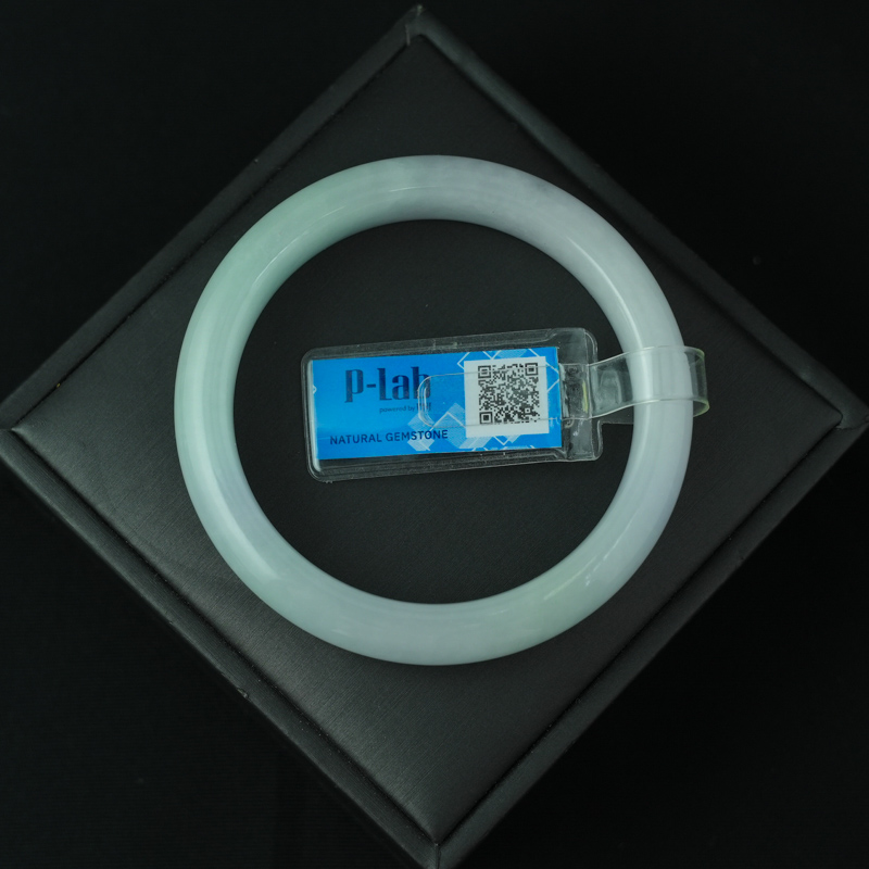 Vòng Cẩm Thạch Tím Tử La Lan Vân Lí bản hẹ ni 55