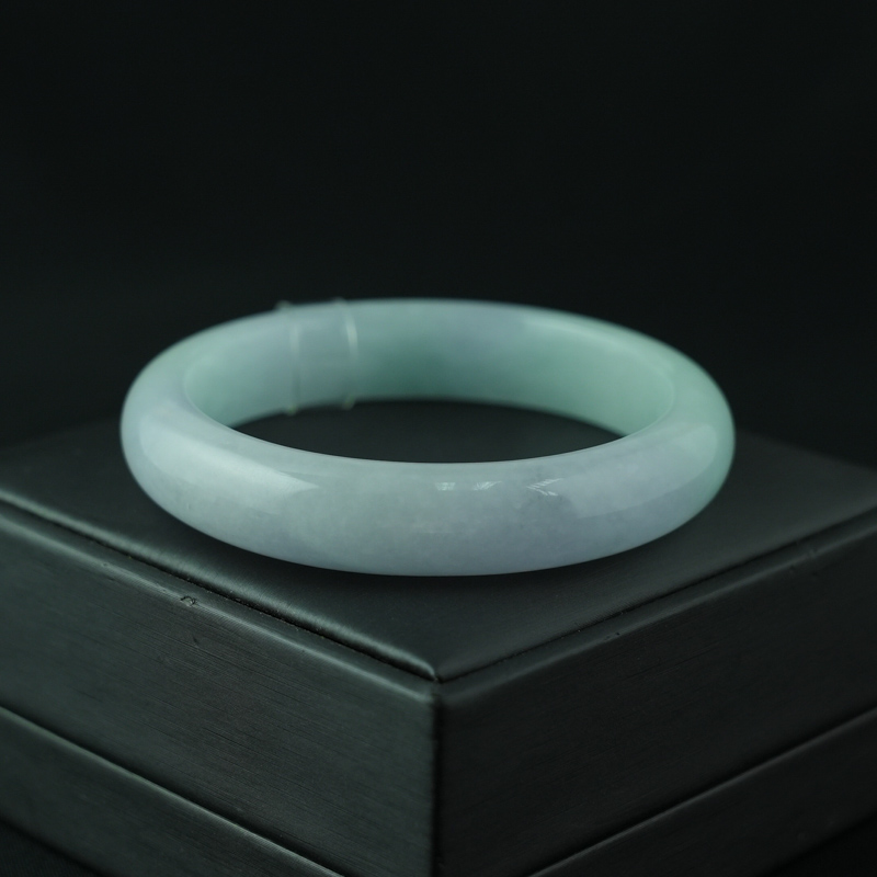 Vòng Cẩm Thạch Tím Tử La Lan Vân Lí bản hẹ ni 55