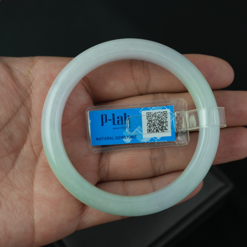 Vòng Cẩm Thạch Tím Tử La Lan Vân Lí bản hẹ ni 55