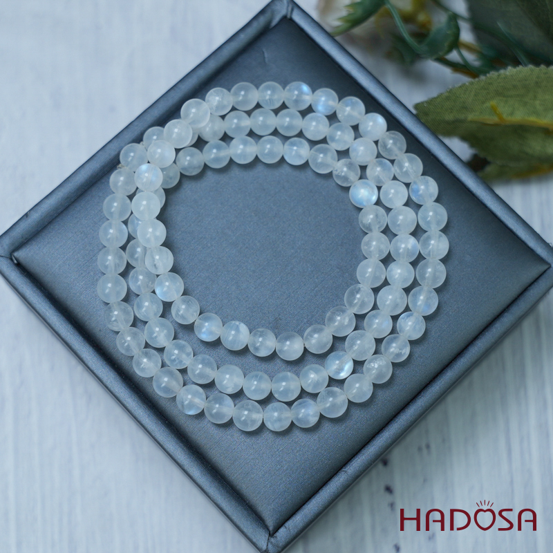 Vòng cuốn đá Mặt Trăng 06mm chuẩn 4A