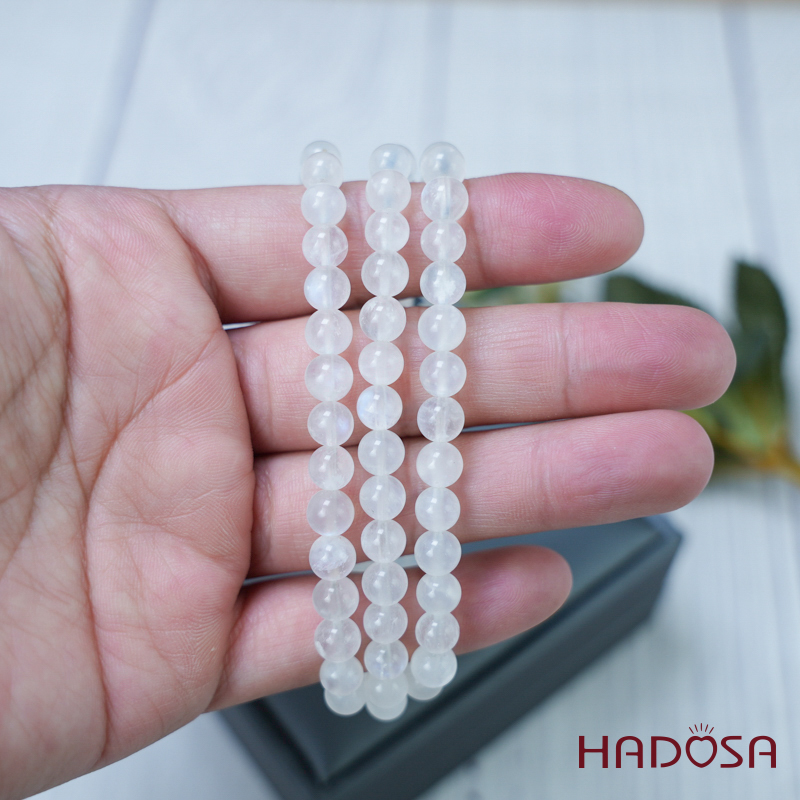 Vòng cuốn đá Mặt Trăng 06mm chuẩn 4A