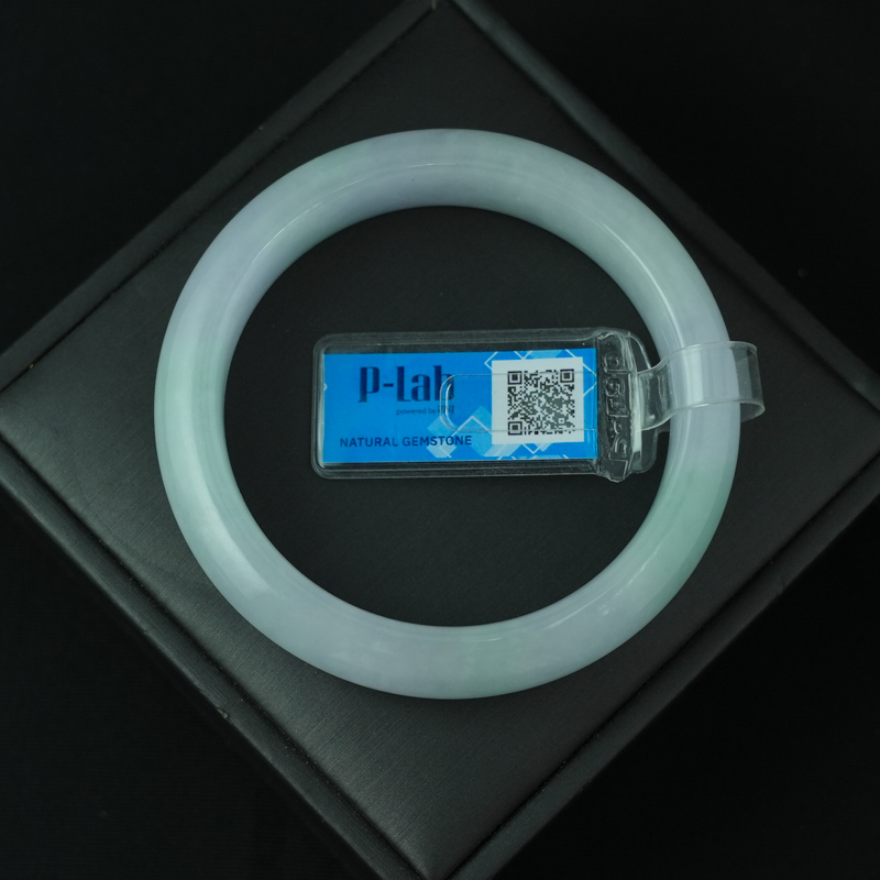 Vòng Cẩm Thạch Tím Tử La Lan Vân Lí bản hẹ ni 55