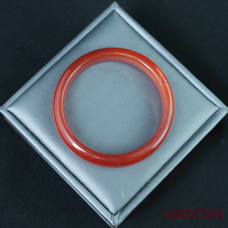 Vòng kiềng mã não đỏ cam ni 53