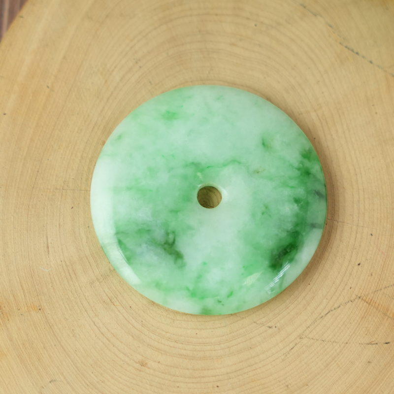 Mặt đồng điếu Cẩm Thạch vân lí bông 49mm