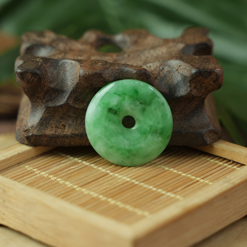 Mặt đồng điếu Cẩm Thạch vân lí bông 28mm