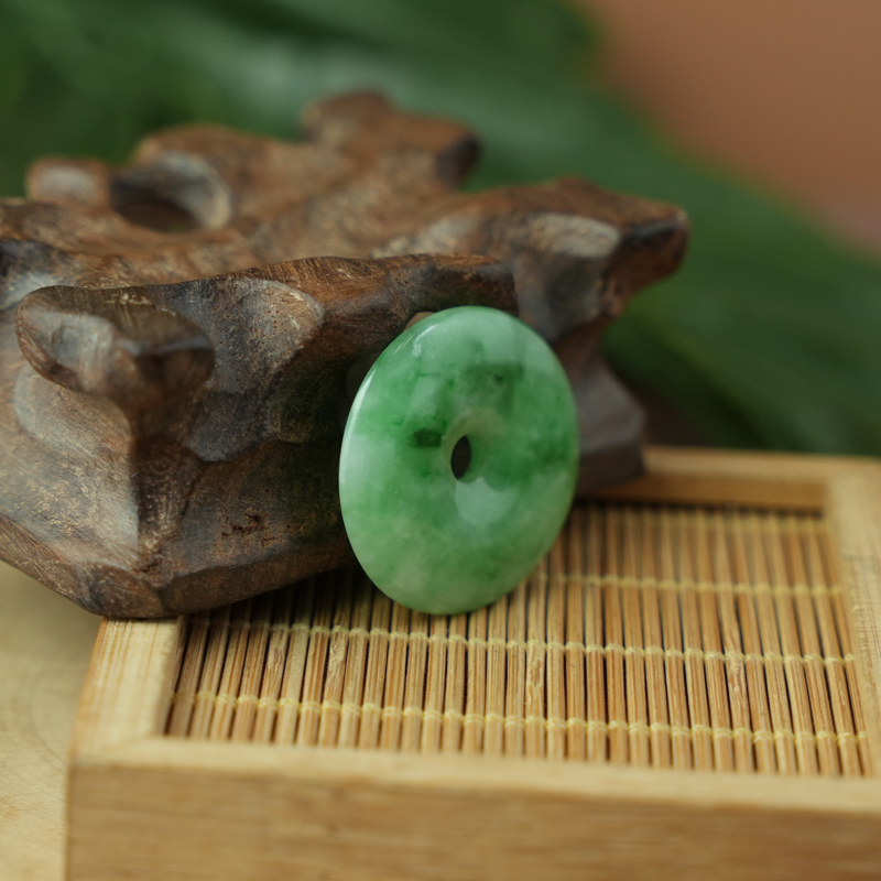 Mặt đồng điếu Cẩm Thạch vân lí bông 28mm