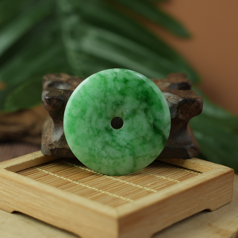 Mặt đồng điếu Cẩm Thạch vân lí bông 45mm