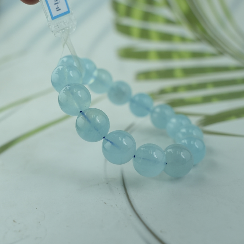 Vòng tay Aquamarine 14mm 6A