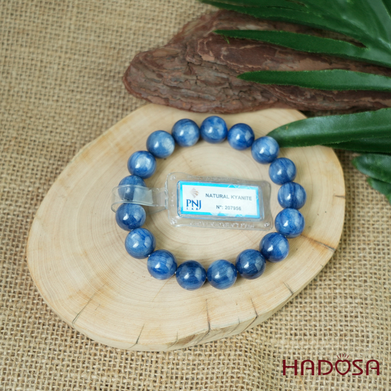 Vòng đá Kyanite 12mm chuẩn 5A