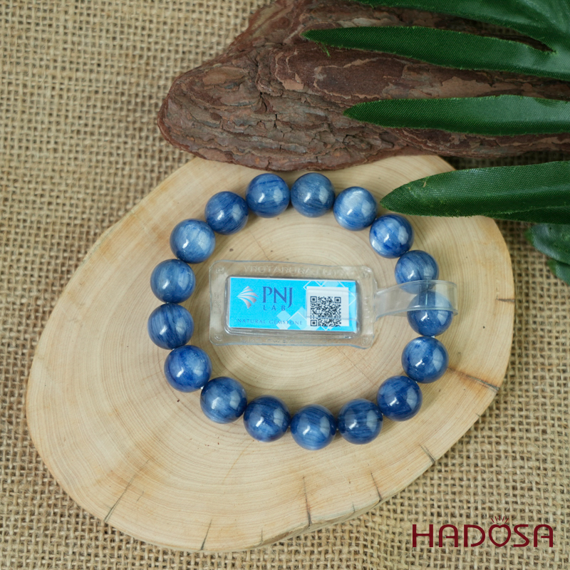 Vòng đá Kyanite 12mm chuẩn 5A