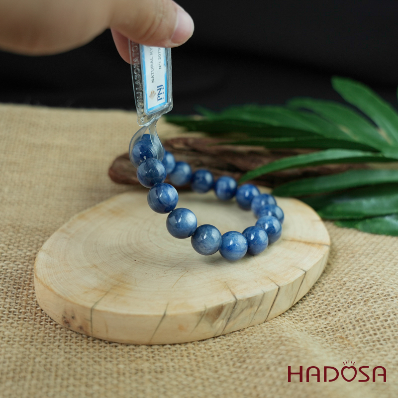 Vòng đá Kyanite 12mm chuẩn 5A