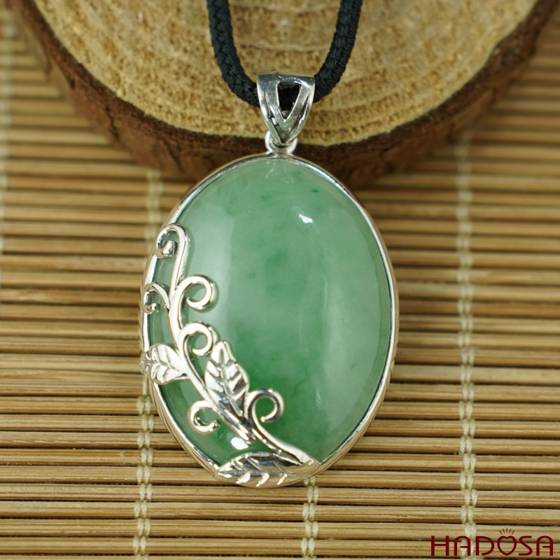 Mặt dây chuyền Cẩm Thạch oval 24x32mm