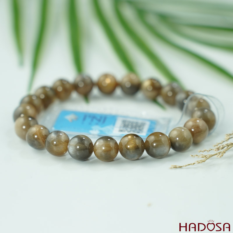 Vòng đá Oligoclase 8mm chuẩn 5A