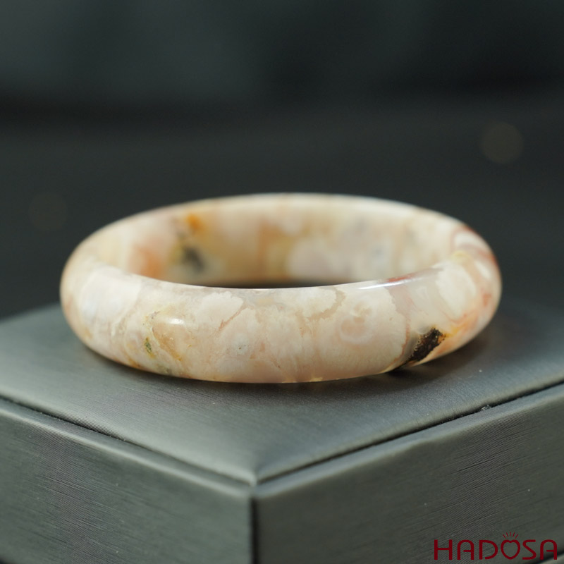 Vòng mã não Hoa anh đào ni 51mm