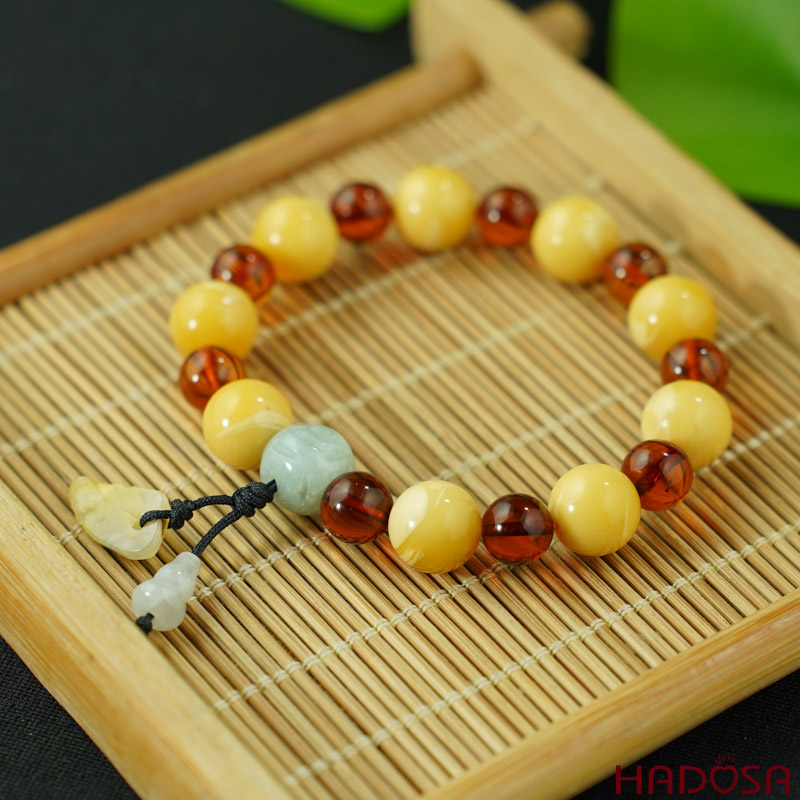 Vòng Hổ Phách Mật Lạp 10mm