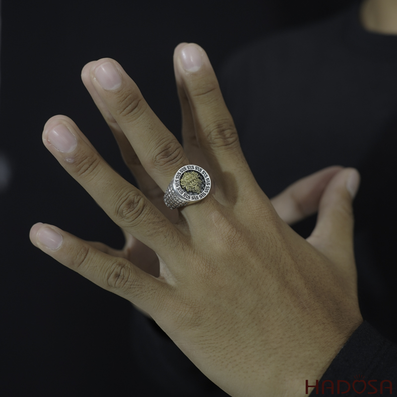 Nhẫn bạc Thái nam