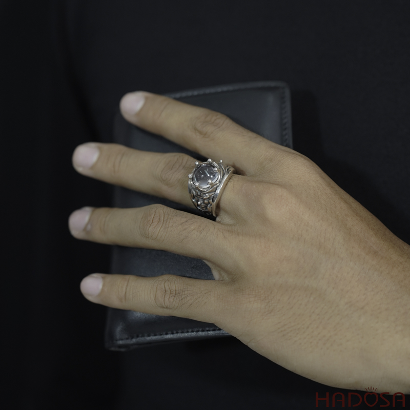 Nhẫn bạc Cầu pha lê