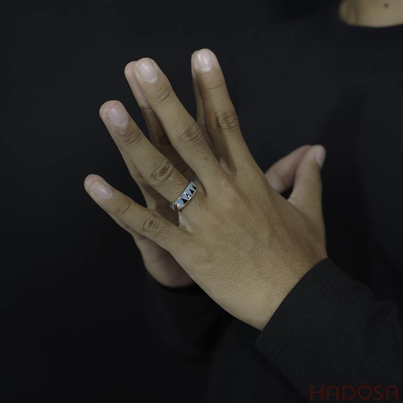 Nhẫn bạc nam bạc Thái