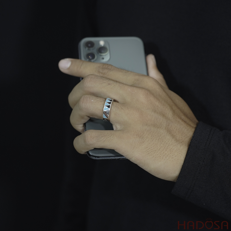 Nhẫn bạc nam bạc Thái