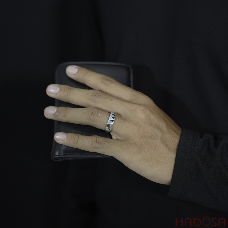 Nhẫn bạc nam bạc Thái