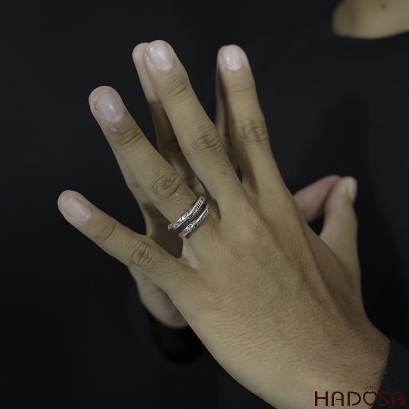 Nhẫn bạc nam bạc Thái