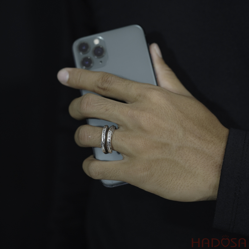 Nhẫn bạc nam bạc Thái