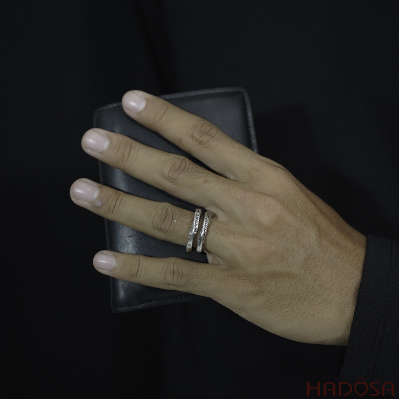 Nhẫn bạc nam bạc Thái