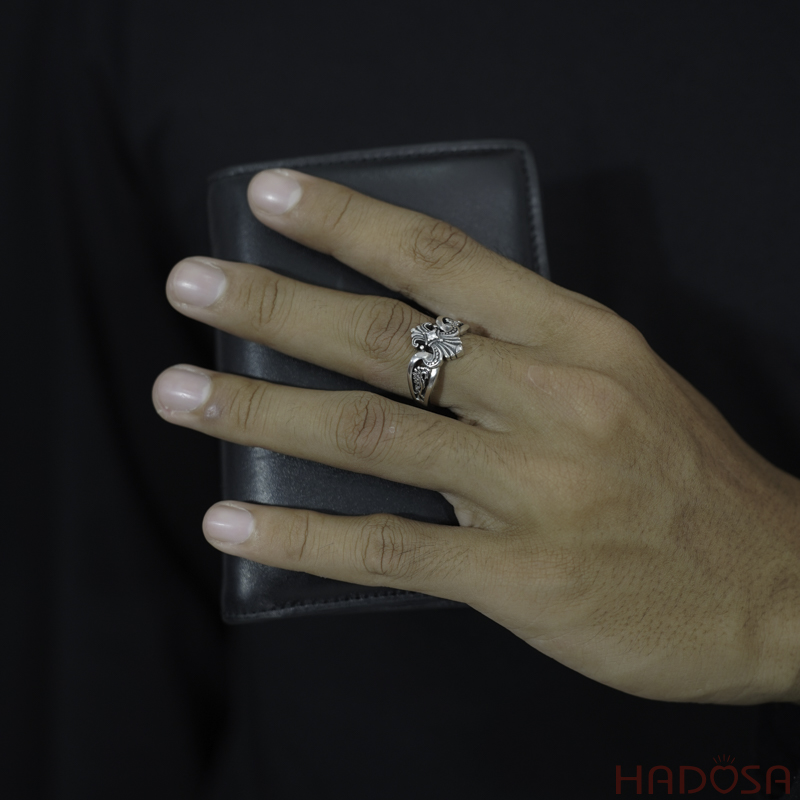 Nhẫn bạc Chrome Heart