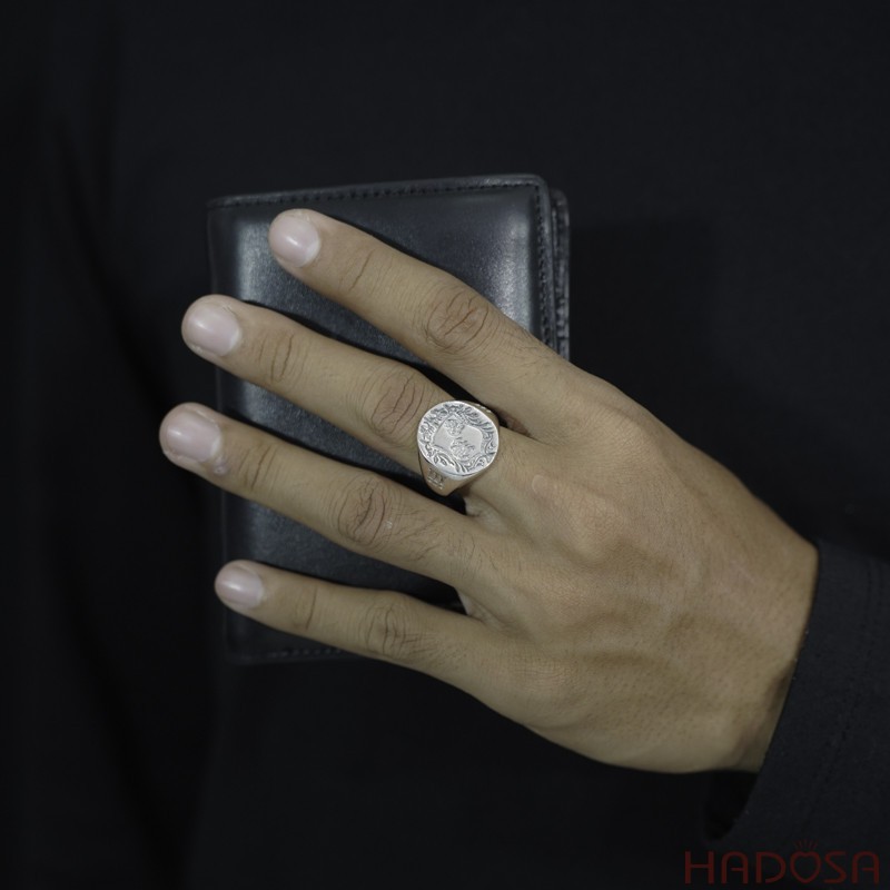 Nhẫn bạc nam bạc Thái