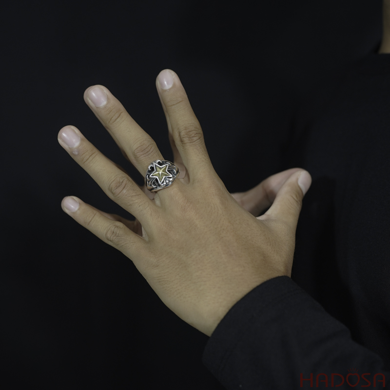 Nhẵn bạc 925 ngôi sao