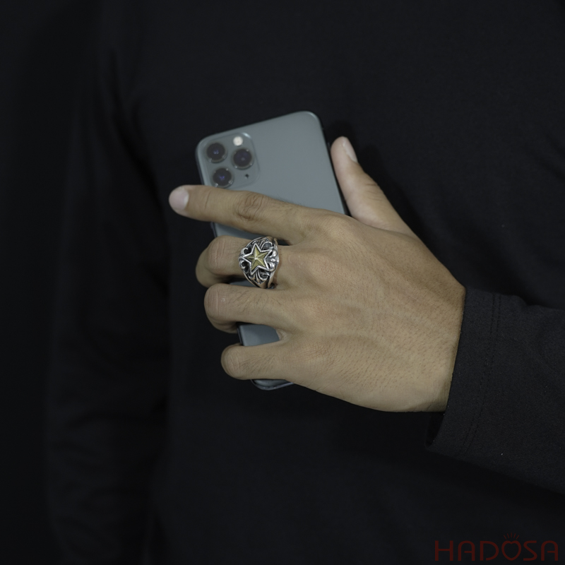 Nhẵn bạc 925 ngôi sao