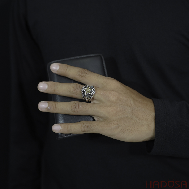 Nhẵn bạc 925 ngôi sao