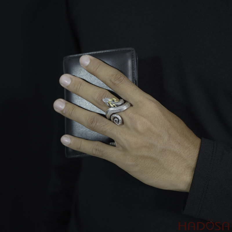 Nhẫn nam bạc Thái hình Rồng