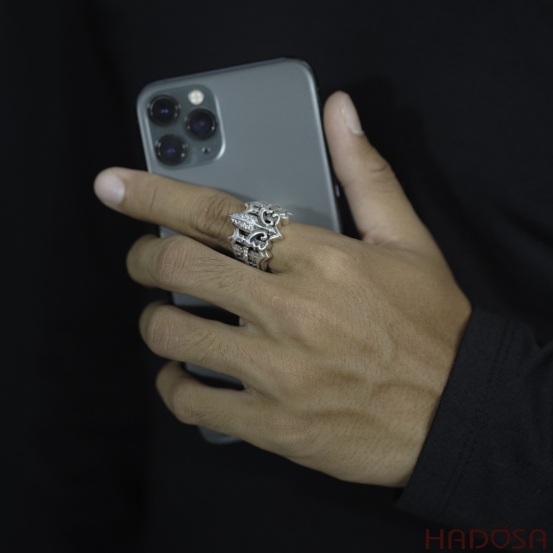 Nhẫn bạc Nam độc lạ