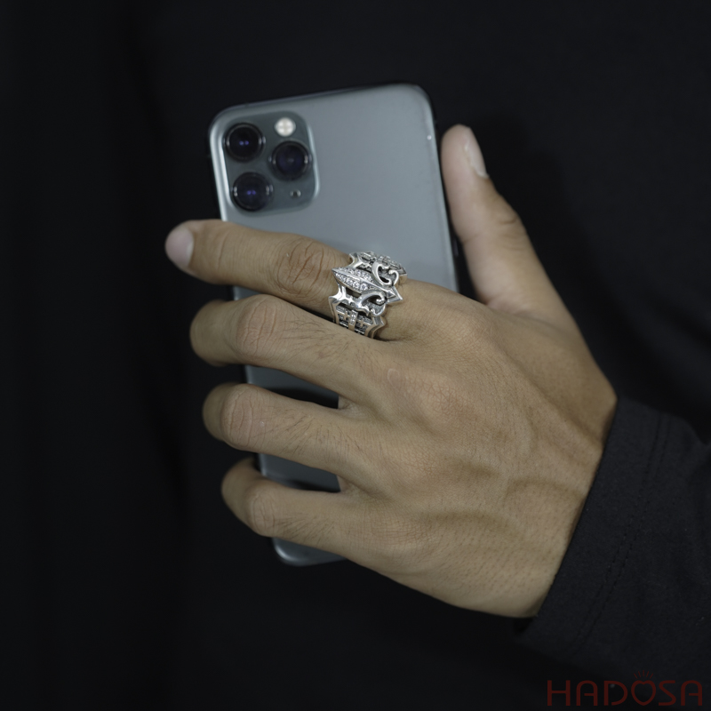 Nhẫn bạc Nam độc lạ