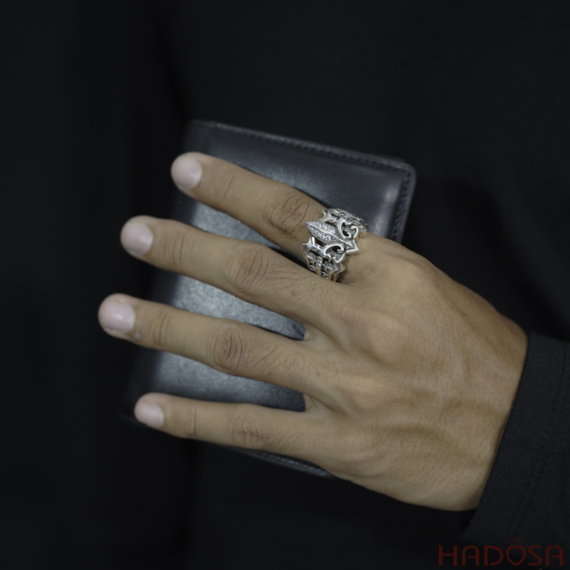 Nhẫn bạc Nam độc lạ